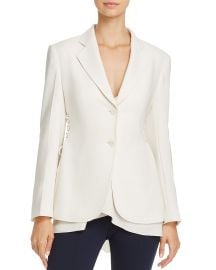 Theory Admiral Lace-Up Crepe Jacket at Bloomingdales